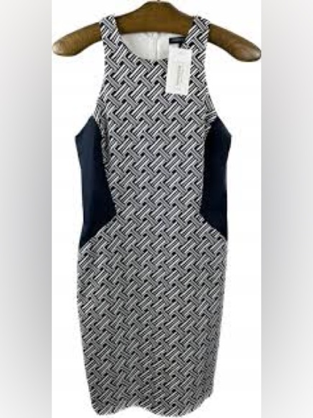 Banana Republic NWT Nautical Pencil Dress - Size 00, Navy/White Color Block